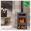 Poêle à Bois Avec Four - JUAN PANADERO NICE Titanium - 8KW -Supra Soldes 14 1
