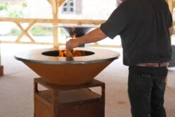 Brasero Plancha Haut CORTEN - Diamètre 85cm 21 Brasero Plancha Haut CORTEN - Diamètre 85cm -Supra Soldes 8 2