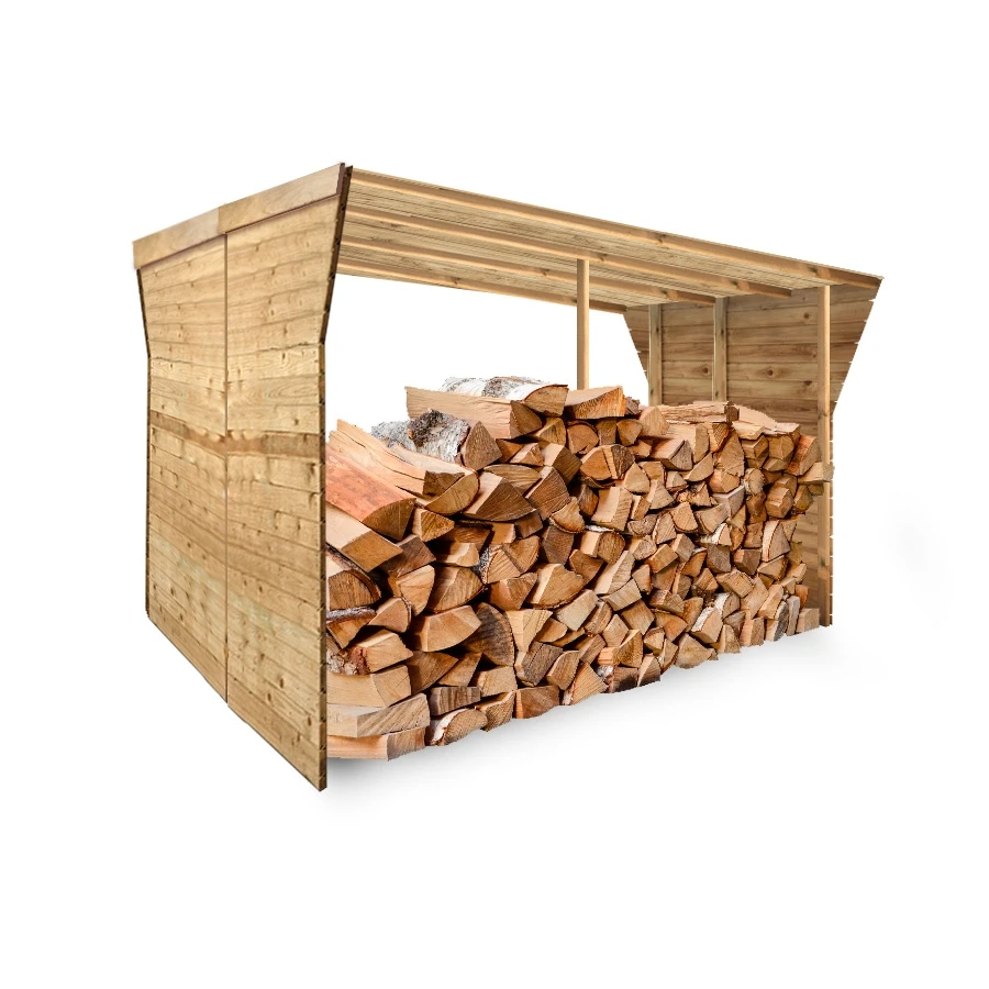Abri Bûches - 10 Stères - EMABRI-AB10 3 Abri Bûches - 10 Stères - EMABRI-AB10