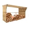 Abri Bûches - BOIS - 6,5 Stères - EMABRI AB04 -Supra Soldes ab04 simple
