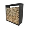Abri Bûches - WOODBOX - NOIR - DIXNEUF -Supra Soldes ab woodbox