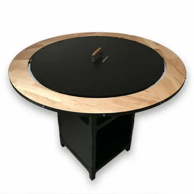 Plateau En Bois Brasero - Diamètre 85cm 7 Plateau En Bois Brasero - Diamètre 85cm – Image 5