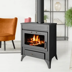 Poêle à Bois - BELLEZA RAY MAX - 13kW -Supra Soldes b ray max 1