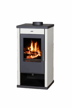 Poêle à Bois - BELLEZA VANESSA LUX IVOIRE - 9 KW -Supra Soldes b vanessa lux ivoire 1