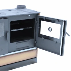 Cuisinière à Bois - BELLEZA Comera Luxe Beige - 7 KW -Supra Soldes belleza comera luxe 4020 4