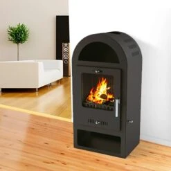 Poêle à Bois - BELLEZA Maestro K Luxe Gris - 7 KW -Supra Soldes belleza maestro k luxe gris 5035 3 1