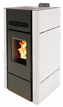 Poêle à Granulés BELLEZA TITAN 15 KW Blanc -Supra Soldes belleza titan blanc 3