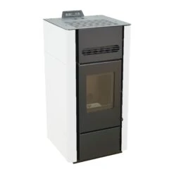 Poêle à Granulés BELLEZA TITAN 15 KW Blanc -Supra Soldes belleza titan blanc 5
