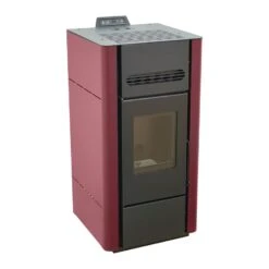 Poêle à Granulés BELLEZA TITAN 15 KW Bordeaux -Supra Soldes belleza titan bordeaux 7