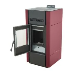 Poêle à Granulés BELLEZA TITAN 15 KW Bordeaux -Supra Soldes belleza titan bordeaux 8