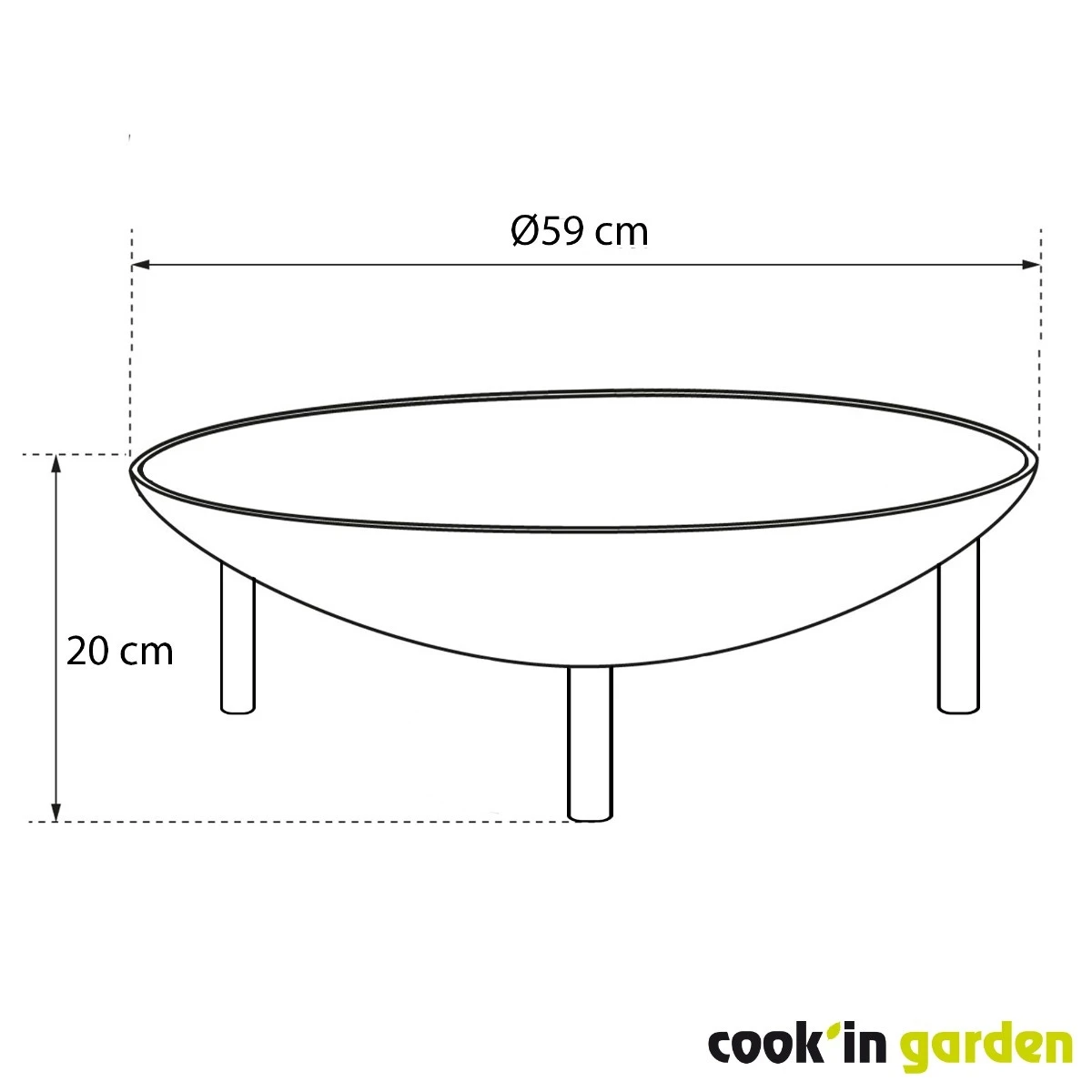 Brasero Acier Junto Cook'in Garden 4 Brasero Acier Junto Cook'in Garden – Image 2