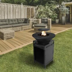 Réhausse Grille Brasero - Diamètre 60cm 9 Réhausse Grille Brasero - Diamètre 60cm -Supra Soldes brasero clever haut 600 noir et corten grille haute