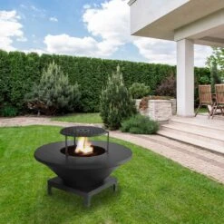 Brasero Plancha Bas NOIR - Diamètre 85cm