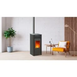 Pack Promo : Poêle à Granulés Etanche Connecté EMAFLAM REVA 9 KW Noir + Kit Ventouse 16 Pack Promo : Poêle à Granulés Etanche Connecté EMAFLAM REVA 9 KW Noir + Kit Ventouse -Supra Soldes emaflam pack reva noir kit ventouse 3