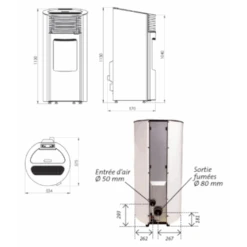 Pack Promo : Poêle à Granulés Etanche Connecté EMAFLAM REVA 9 KW Noir + Kit Ventouse 19 Pack Promo : Poêle à Granulés Etanche Connecté EMAFLAM REVA 9 KW Noir + Kit Ventouse -Supra Soldes emaflam pack reva noir kit ventouse 6