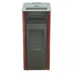 Pack Promo : Poêle à Granulés Etanche Avec WiFi - EMAFLAM REVA Bordeaux - 8.2 KW -Supra Soldes emaflam pack reva wifi bordeaux 6