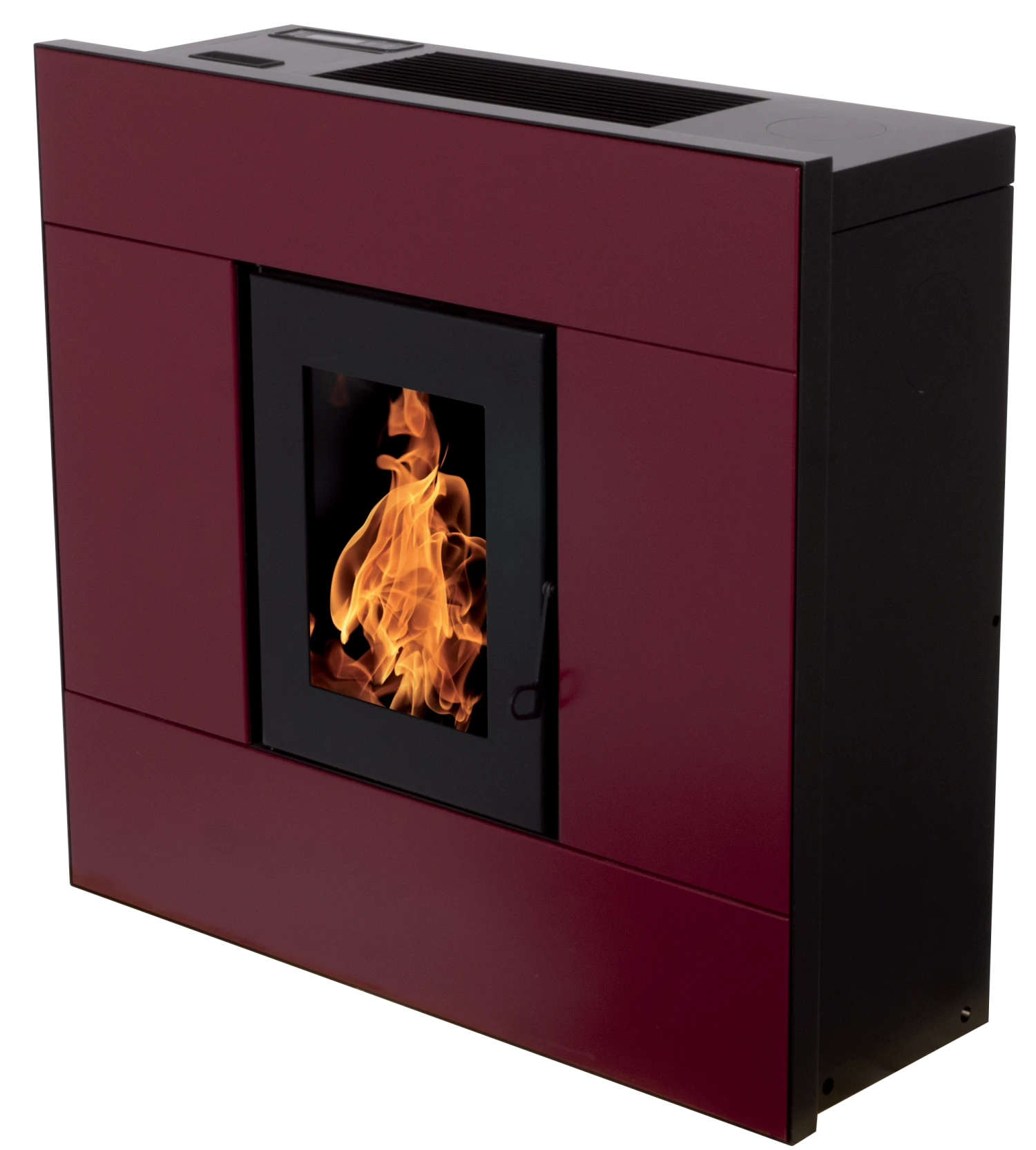 Poêle à Granulés Etanche EMAFLAM SYLA 9 KW Bordeaux 5 Poêle à Granulés Etanche EMAFLAM SYLA 9 KW Bordeaux – Image 3