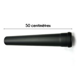 Tuyau Poêle à Granulés EMAFLAM 50 Cm Noir