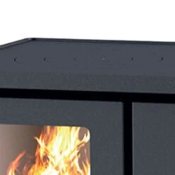 Cuisinière à Bois - BELLEZA Comera Luxe Gris - 7 KW -Supra Soldes focus3