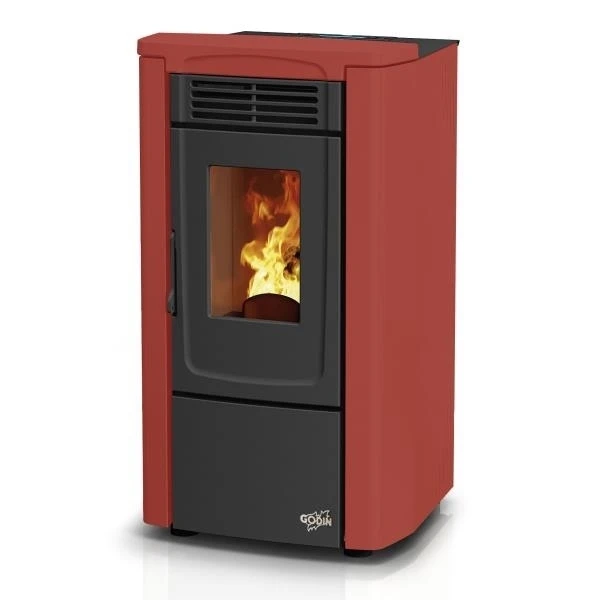 Poêle à Granulés GODIN Gacelay Evo 6,5 KW Bordeaux 4 Poêle à Granulés GODIN Gacelay Evo 6,5 KW Bordeaux – Image 2