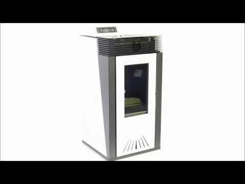 Poêle à Granulés - EMAFLAM DIAMA Blanc - 6kW 3 Poêle à Granulés - EMAFLAM DIAMA Blanc - 6kW – Image 2