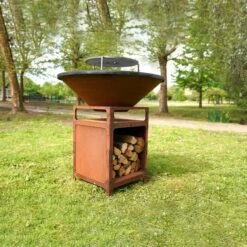 Brasero Plancha Haut CORTEN - Diamètre 85cm 15 Brasero Plancha Haut CORTEN - Diamètre 85cm -Supra Soldes image 5 1