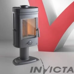 Poêle à Bois INVICTA Mesnil 8kW -Supra Soldes invicta 6136 44 3