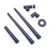Tubes D'évacuation EMAFLAM Pour Poêle à Granulés - Pack Complet - Noir 2 Tubes D'évacuation EMAFLAM Pour Poêle à Granulés - Pack Complet - Noir -Supra Soldes kit emaflam 1