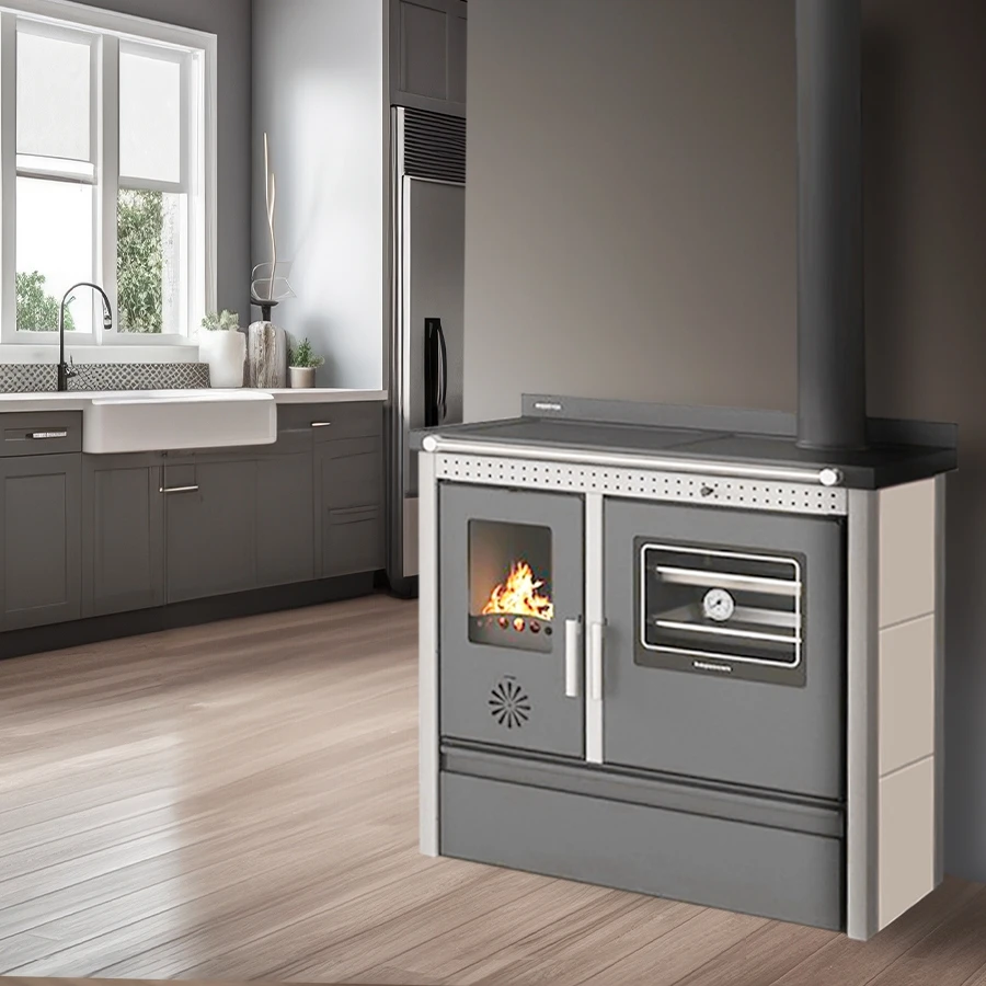Cuisinière à Bois - MODERNA Cooky Luxe Blanc - 11kW 4 Cuisinière à Bois - MODERNA Cooky Luxe Blanc - 11kW – Image 2