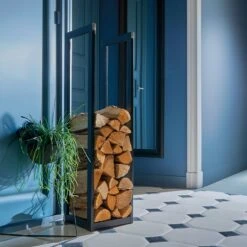 Range-bûches - KLUB - NOIR - DIXNEUF -Supra Soldes mis range buche klub