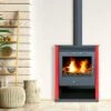 Poêle à Bois - BELLEZA RUBIN - 13kW -Supra Soldes mis rubin rouge