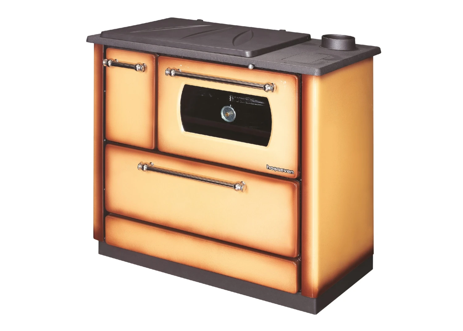 Cuisinière à Bois - MODERNA Cucina Luxe Cappuccino - 7.9 KW 2 Cuisinière à Bois - MODERNA Cucina Luxe Cappuccino - 7.9 KW