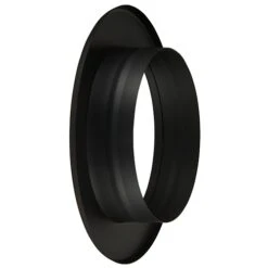 Rosace à Sceller Acier 2 Mm Noir Mat De Diamètre 180 Mm - POUJOULAT - 50180935