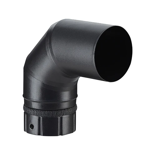 Coude à Segment 90° émaillé POUJOULAT Noir Mat Ø 100 Mm 3 Coude à Segment 90° émaillé POUJOULAT Noir Mat Ø 100 Mm