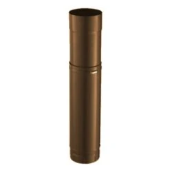 Conduit Réglable émaillé Marron De 51 à 86 Cm De Long Et De 100 Mm De Diamètre - POUJOULAT - 56100330