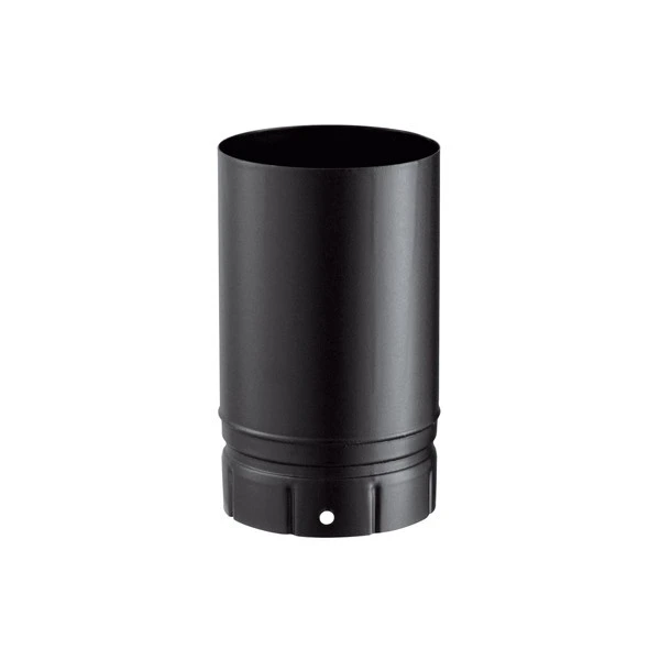 Tuyau émaillé Noir Mat 25 Cm De Long Et 130 Mm De Diamètre - POUJOULAT - 56130903 3 Tuyau émaillé Noir Mat 25 Cm De Long Et 130 Mm De Diamètre - POUJOULAT - 56130903