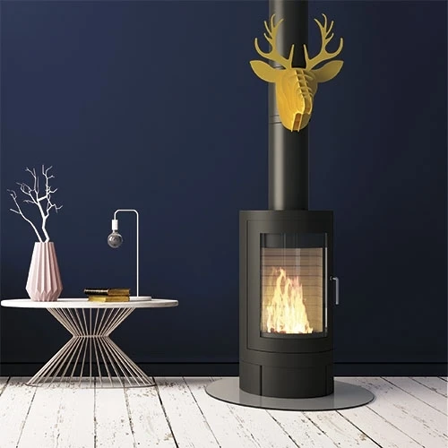 Té Régulateur POUJOULAT Régul'art émaillé Noir Diamètre 130 Mm 4 Té Régulateur POUJOULAT Régul'art émaillé Noir Diamètre 130 Mm – Image 2