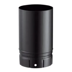 Tuyau émaillé Noir Mat De 25 Cm De Long Et 150 Mm De Diamètre - POUJOULAT - 56150903