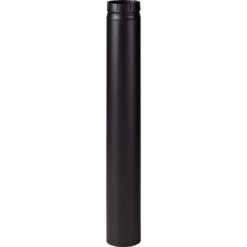 Tuyau émaillé Noir Mat 100 Cm Ø180 Mm - Poujoulat – 58180905