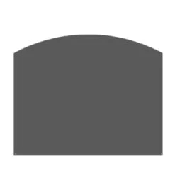 Plaque De Sol - ARRONDIE M - GRIS - DIXNEUF