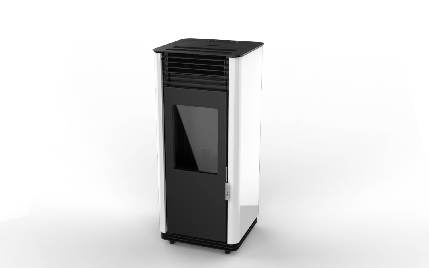 Poêle à Granulés Acier SUPRA Calliopé 8kW Blanc 4 Poêle à Granulés Acier SUPRA Calliopé 8kW Blanc – Image 2