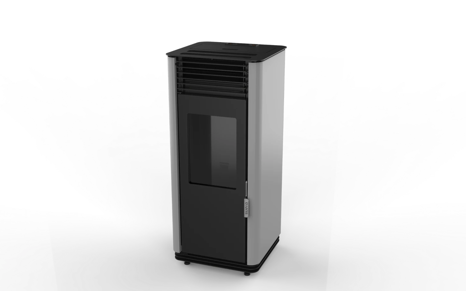 Poêle à Granulés Acier SUPRA Calliopé 8kW Gris 2 Poêle à Granulés Acier SUPRA Calliopé 8kW Gris