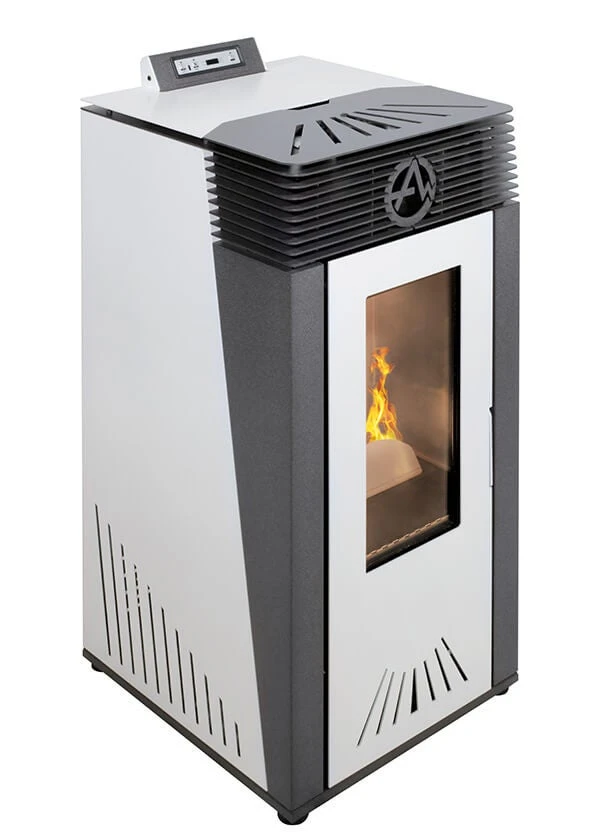 Poêle à Granulés - EMAFLAM DIAMA Blanc - 6kW 2 Poêle à Granulés - EMAFLAM DIAMA Blanc - 6kW